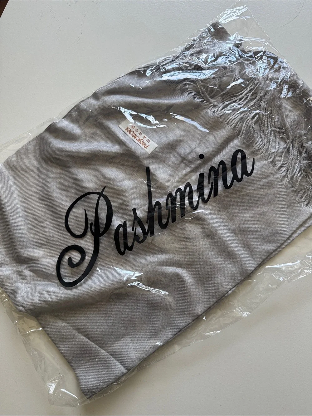 Gray Pashmina Scarf/shawl